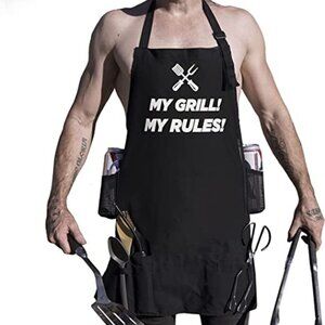 Fun BBQ Canvas Apron